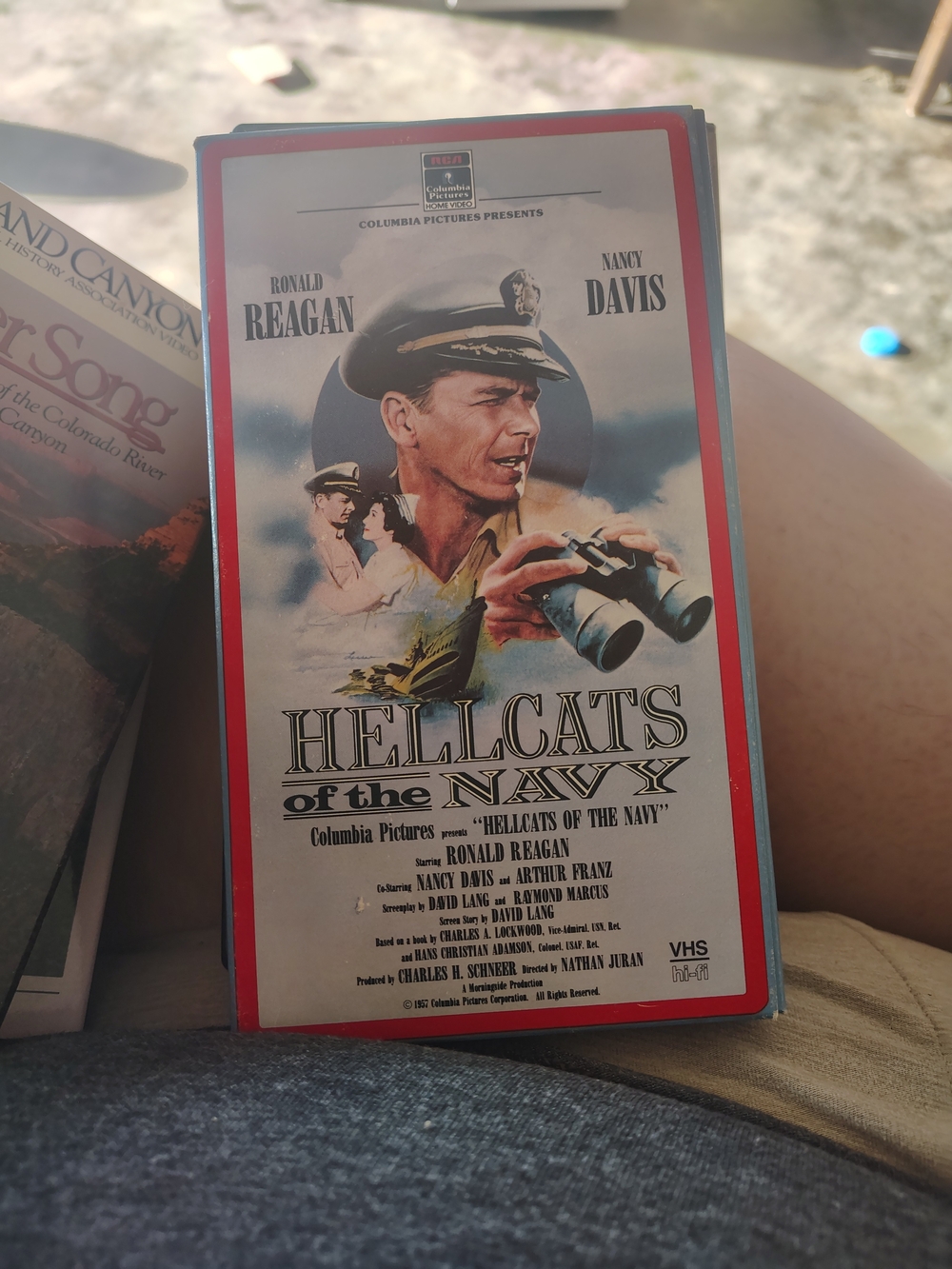Hellcats of the Navy VHS Movie - Red Accent